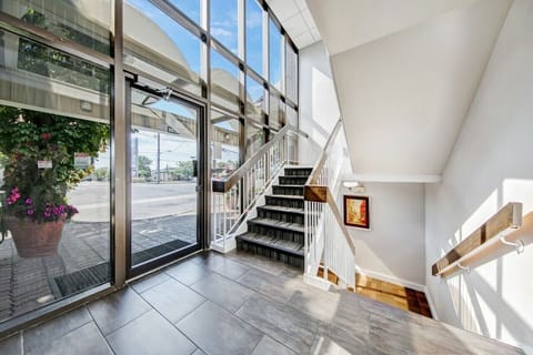 Interior entrance