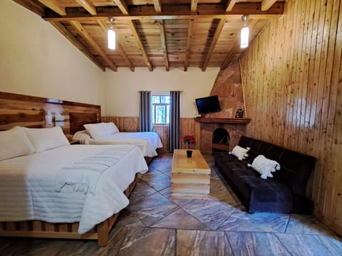 Traditional Cabin | Premium bedding, down comforters, iron/ironing board, free WiFi