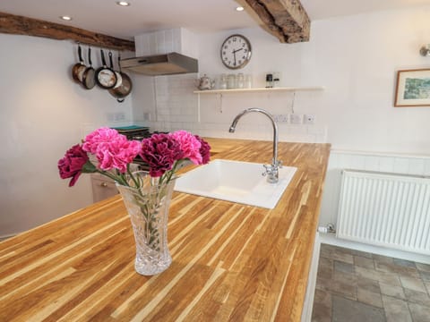 Fridge, dishwasher, electric kettle, toaster