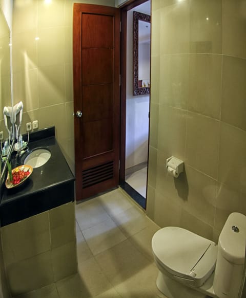 Deluxe Room | Bathroom | Shower, hydromassage showerhead, free toiletries, hair dryer
