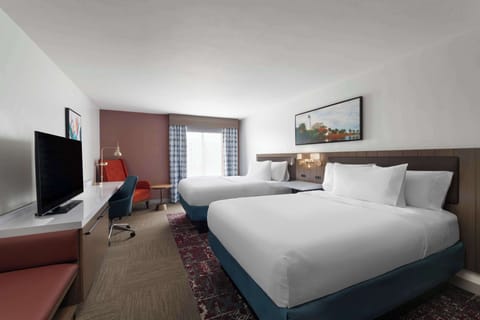 Two Queen Beds | In-room safe, desk, blackout drapes, iron/ironing board