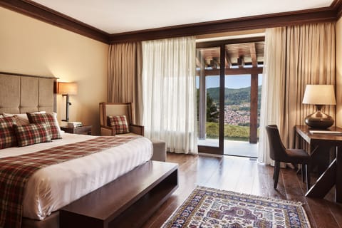 Grand Forest Suite, Metsovo View | Frette Italian sheets, premium bedding, down comforters
