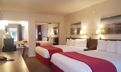 Standard Double Room (No Pets Allowed) | Pillowtop beds, desk, blackout drapes, iron/ironing board