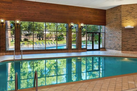Indoor pool, seasonal outdoor pool
