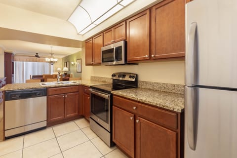 Villa, 3 Bedrooms | Private kitchen | Microwave, coffee/tea maker, highchair, cookware/dishes/utensils