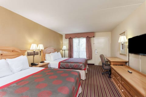 Room, 2 Queen Beds, Non Smoking | Hypo-allergenic bedding, desk, iron/ironing board