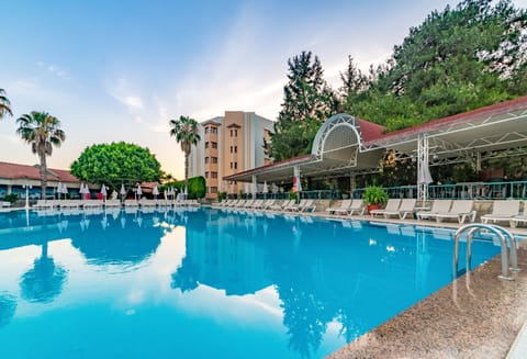 Indoor pool, 2 outdoor pools, pool umbrellas, sun loungers