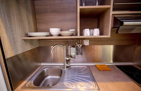 Family Quadruple Room | Private kitchenette | Mini-fridge, stovetop, cookware/dishes/utensils