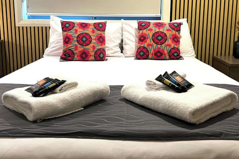 Pillowtop beds, iron/ironing board (on request), WiFi (free)