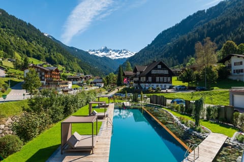 Indoor pool, seasonal outdoor pool, sun loungers