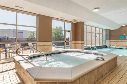 Indoor pool, outdoor pool