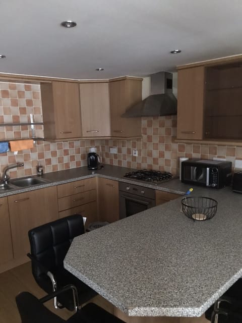 Apartment | Private kitchen | Fridge, microwave, oven, stovetop