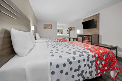 Standard Room, 2 Queen Beds, Non Smoking | Free WiFi, bed sheets