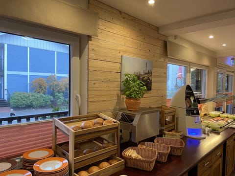 Daily buffet breakfast (EUR 8 per person)