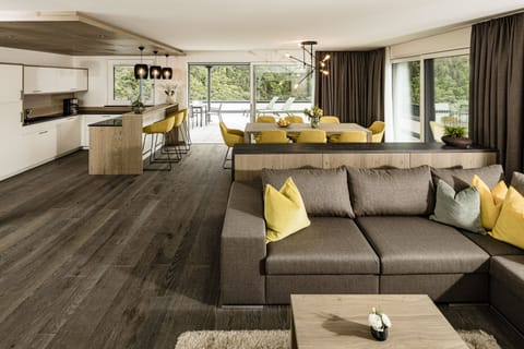Panoramic Apartment | Living area | 48-inch flat-screen TV with satellite channels, TV