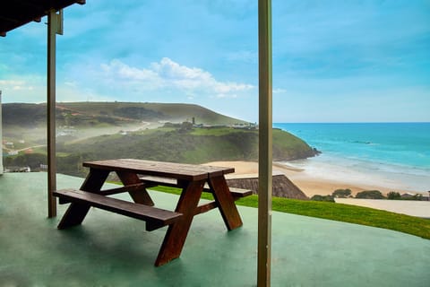 Chalet, 4 Bedrooms, Sea View | Balcony view