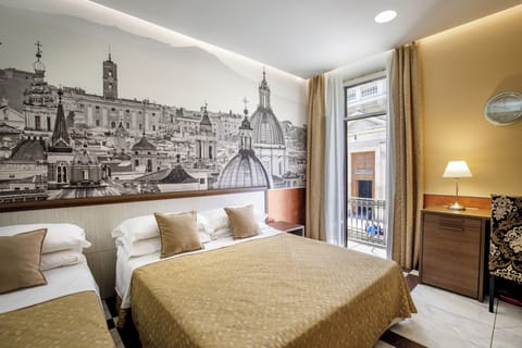 Triple Room, Balcony | In-room safe, desk, blackout drapes, iron/ironing board