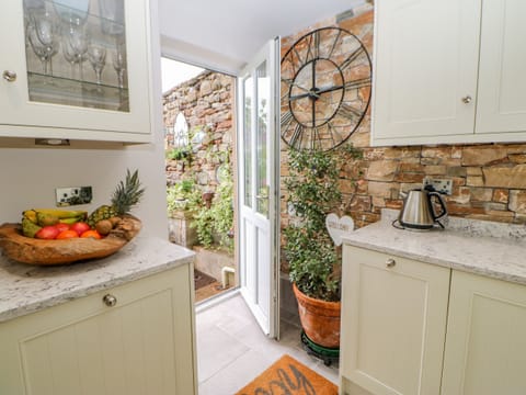 Fridge, dishwasher, electric kettle, toaster