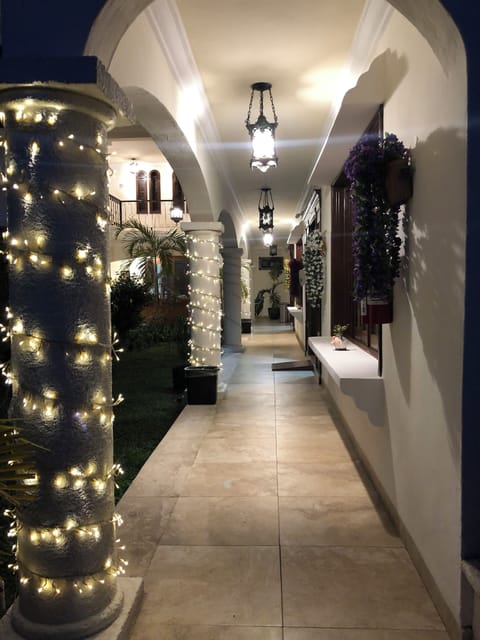 Front of property - evening/night