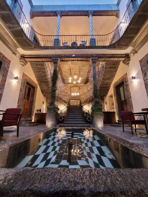 Interior entrance