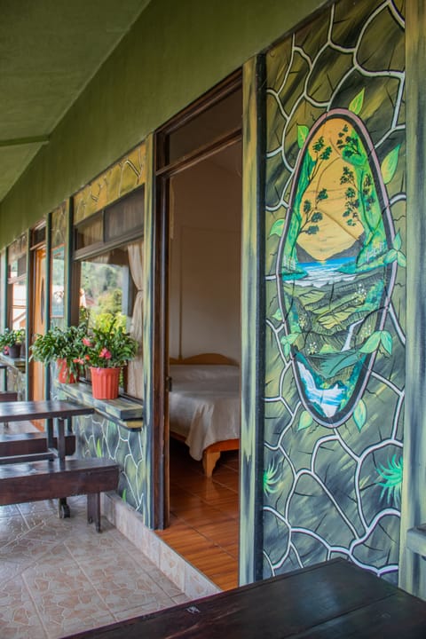 Double Room, Non Smoking, Garden View | Desk, laptop workspace, blackout drapes, iron/ironing board