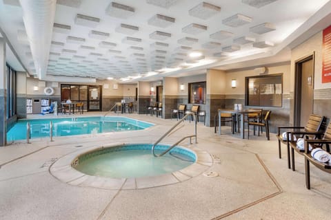 Indoor pool, outdoor pool
