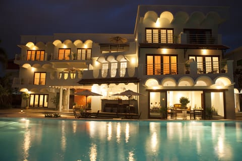 Front of property - evening/night