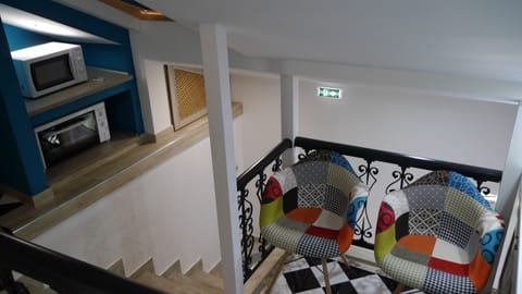 Attic with Mountain View | Shared kitchen facilities | Fridge, stovetop, coffee/tea maker, electric kettle