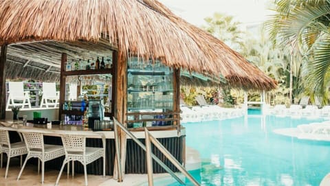 Swim-up bar