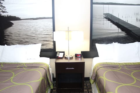 Room, 2 Double Beds, Non Smoking | Desk, iron/ironing board, free cribs/infant beds, free WiFi