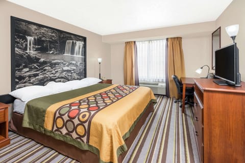 Room, 1 King Bed, Non Smoking | Desk, iron/ironing board, free cribs/infant beds, rollaway beds