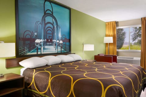 Desk, blackout drapes, soundproofing, iron/ironing board