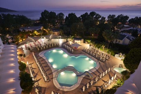 Indoor pool, 2 outdoor pools, open 8:30 AM to 7:30 PM, free cabanas