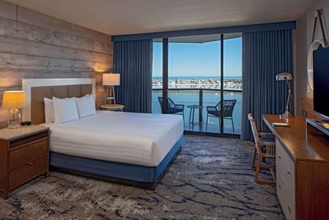 Down comforters, pillowtop beds, in-room safe, desk