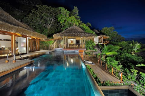 Presidential Villa, 3 Bedrooms, Private Pool, Ocean View | Premium bedding, minibar, in-room safe, individually decorated