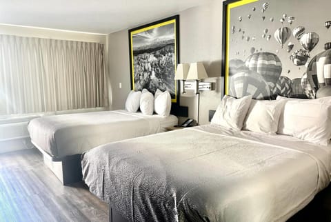 Room, 2 Queen Beds, Non Smoking | Desk, laptop workspace, blackout drapes, WiFi