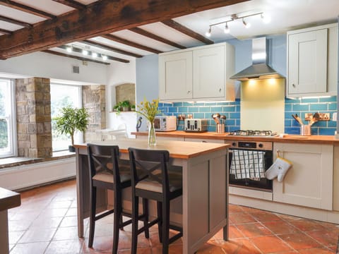 Fridge, dishwasher, electric kettle, toaster