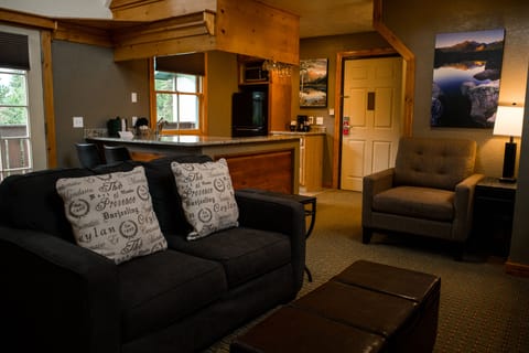 Basic Loft, 2 Bedrooms | Living area | TV, DVD player