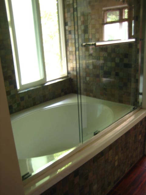 River View Suite with Kitchenette | Bathroom | Hair dryer, towels