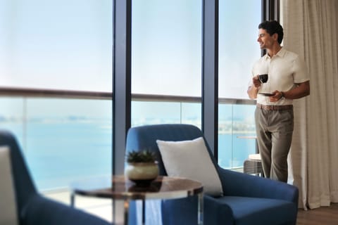 Premium bedding, minibar, in-room safe, desk