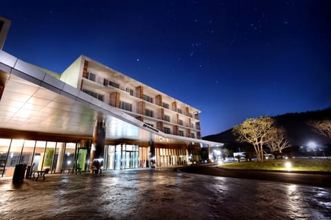 Front of property - evening/night