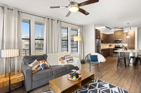 Apartment, 1 Bedroom | Living area | 42-inch TV with digital channels