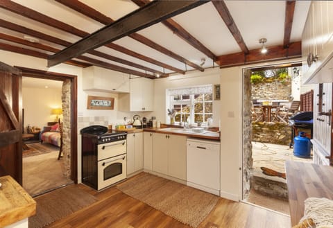 Fridge, dishwasher, electric kettle, toaster