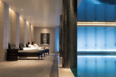 Indoor pool, open 6:00 AM to 11:00 PM, sun loungers