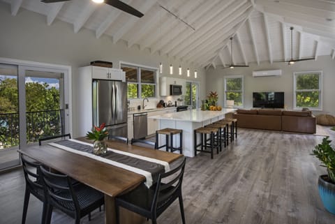 Luxury Villa | Living area | 55-inch Smart TV with digital channels, TV