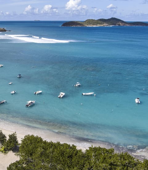 On the beach, white sand, beach bar