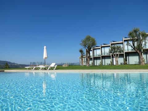 Indoor pool, seasonal outdoor pool