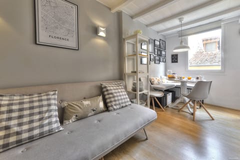 Romantic Apartment | Living area | 40-inch flat-screen TV with satellite channels, TV