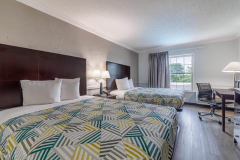 Standard Room, 2 Queen Beds, Non Smoking | Desk, WiFi (free), individually decorated, individually furnished