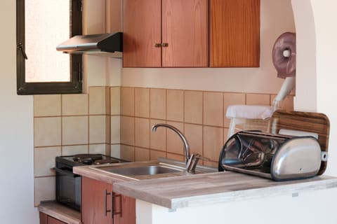 Premium Studio, Garden View | Private kitchen | Mini-fridge, stovetop, electric kettle, toaster